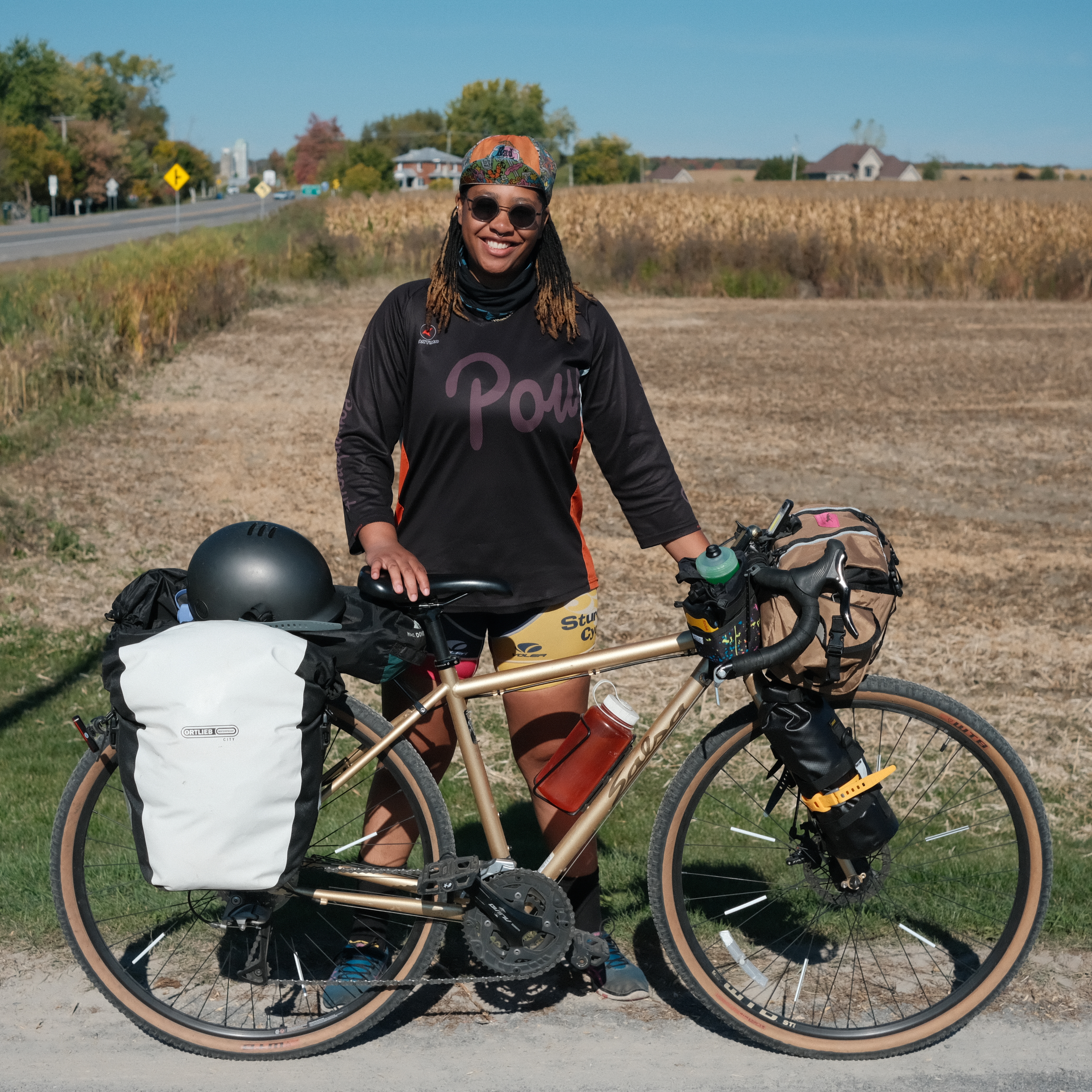 Photo of Simone with a Bike